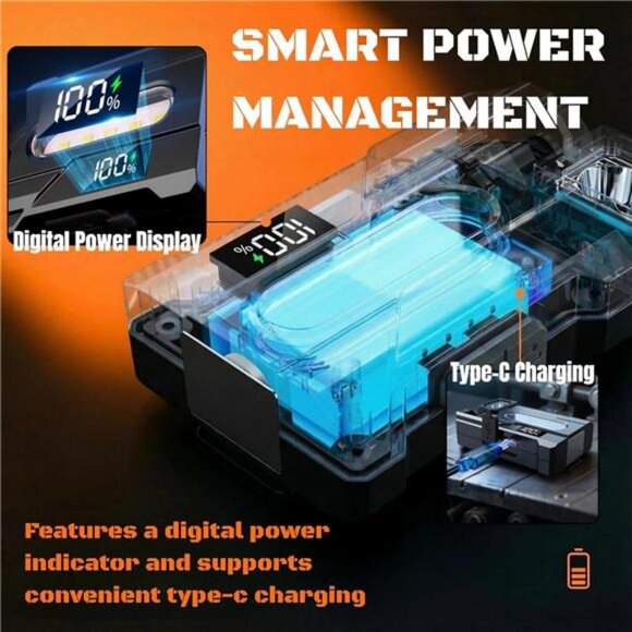 G5 Mini EDC Flashlight Kit 500 Lumens, 4-in-1 Tactical Flashlight Rechargeable - Picture 4 of 8